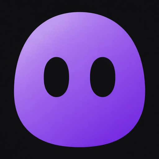 Purple Grok Bot mascot